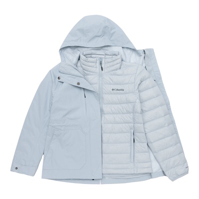 哥伦比亚三合一冲锋衣女装户外700蓬金点羽绒内胆外套夹克XR9187