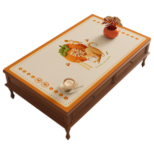 2026新款茶几桌布新中式卡通茶台桌面保护垫防油防水餐垫免洗桌垫
