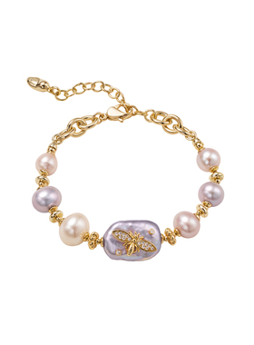 安铂洛利巴洛克珍珠手链