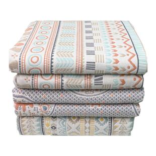 宽边加厚六层纯棉纱布床盖软席床单单件纯棉单人双人学生大炕床单