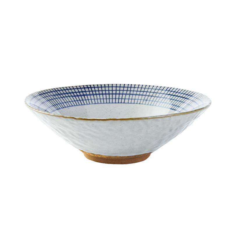 三分日式陶瓷斗笠喇叭碗复古拉面馆用糖水甜品碗商用泡面条碗家用