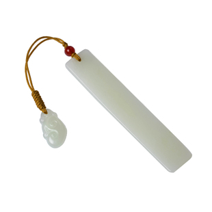 朴房天然和田玉书签定制礼物精致挂件中国风古风创意挂饰吊坠礼物