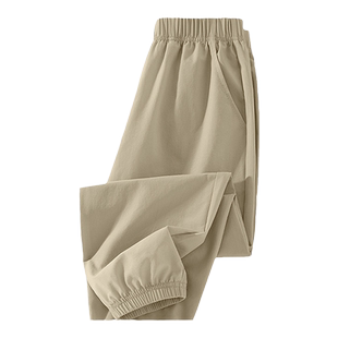 班尼路童装YBB系列男童防蚊裤夏季大童冰丝运动裤儿童速干裤子薄