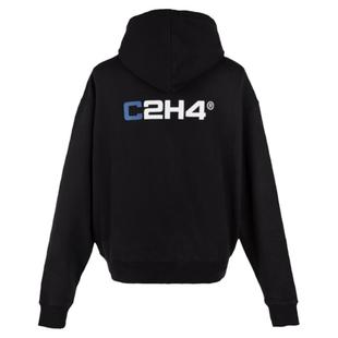 C2H4_Staff_Logo_Hoodie 经典Logo拼布印花卫衣 #Staff员工系列