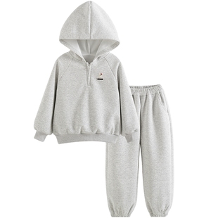 女童套装秋冬装2026新款洋气女孩时髦运动服童装冬装儿童休闲卫衣