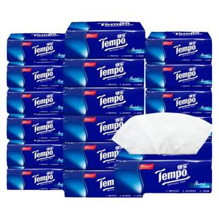 Tempo得宝抽纸90抽*16包天然无香德宝软抽餐巾纸婴儿纸巾实惠装