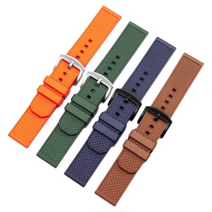 氟橡胶手表带男适配万国葡萄牙计时柏涛菲诺飞行员小王子快拆配件