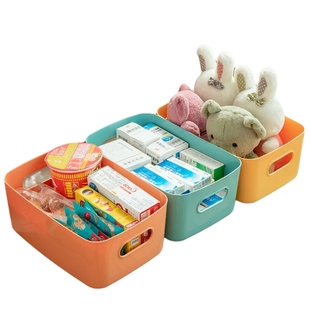 桌面收纳盒子化妆品面膜宿舍办公长方形亚克力塑料抽屉杂物置物架