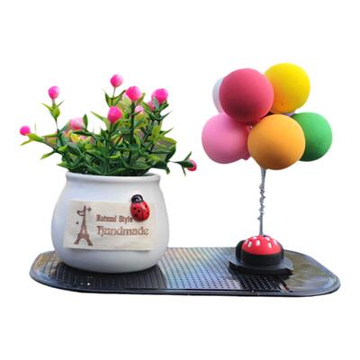 保平安车载迷你花盆可爱创意香薰