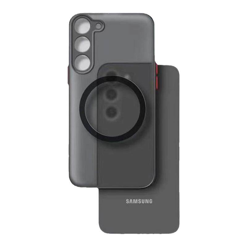 三星A55手机壳磁吸磨砂A54肤感A53防摔a52全包A51硅胶简约A50 A24 A71 A12 A13 A14 A22 A32 A33 A34无线充电