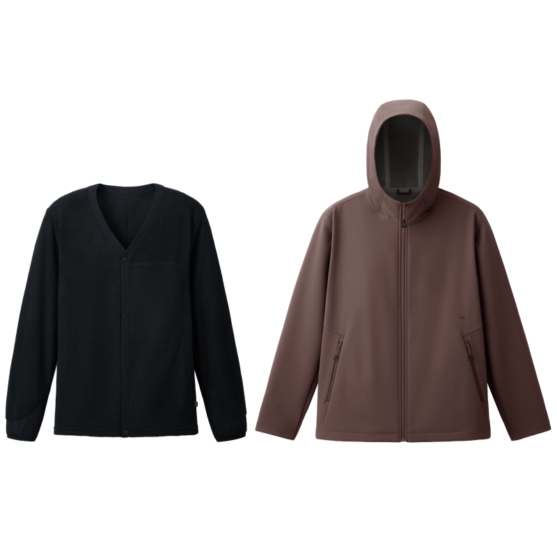 蕉下男士秋冬软壳外套三合一氢绒外套ST019冬季厚外套男棉衣夹克