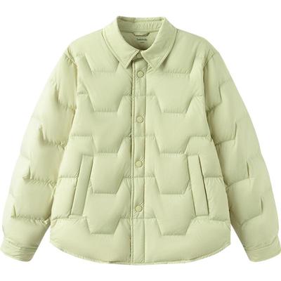 巴拉巴拉儿童羽绒服亲子装一家三口薄外套冬装新款男童女童洋气季