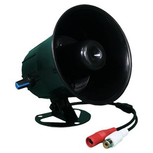 监控摄像机外接有源室外防水DC12V15W高音喇叭号角音箱带内置功放