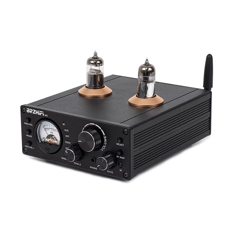 M5N电子管发烧hifi胆机大功率数字功放机U盘无损同轴光纤蓝牙5.0