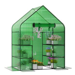沁诗走入式遮雨花架子花草多肉室外阳台大棚庭院植物春憨保暖育苗
