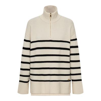 Scofield女装复古撞色条纹针织衫