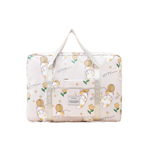 短途手提收纳旅行袋学生大容量女登机旅游可套宽拉杆行李箱附加包