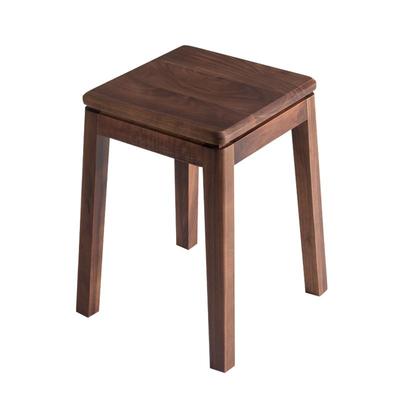 北美黑胡桃木可叠放实木矮凳