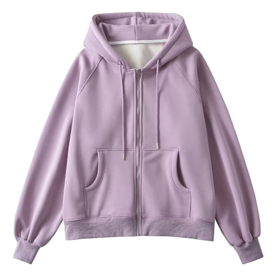 美式连帽拉链运动休闲卫衣外套