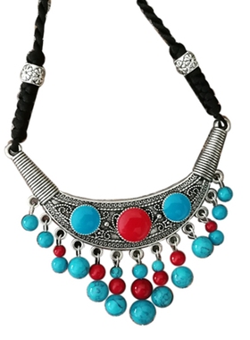 云南民族风项链舞蹈女道具挂件