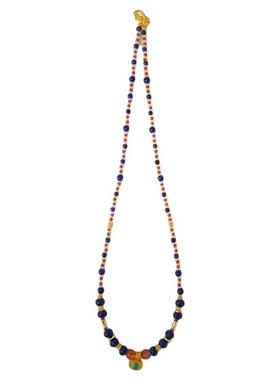 青金石南红项链节日礼物设计师款