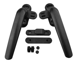 门窗执手锁扣老式50平开窗把手断桥铝合金内外开窗户七字滚轮拉手