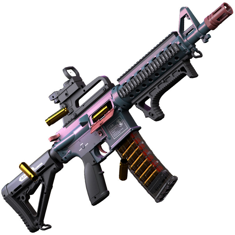 M4A1软弹枪冲锋枪M416尼龙可发射