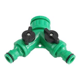 活接三通带开关阀门分流分水器洗衣机水龙头接头一进两出龙头配件