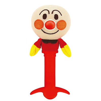 日本本土面包超人婴儿布制手偶安抚牙胶仿奶嘴宝宝手摇铃玩具玩偶