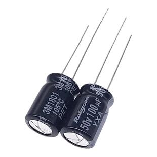 Rubycon电解电容 50v100uf 8*11.5 日本红宝石YXA 或PX系列 105度