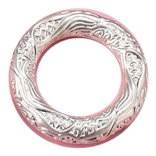 S999足银哪吒乾坤圈手串男女士diy手工手链项链纯银隔珠跑环散珠