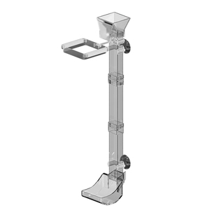 老渔匠鱼缸喂食管定点防飘散投食管小型亚克力喂食圈下沉喂鱼神器