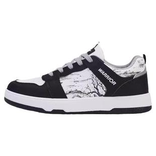 回力官方旗舰店正品男鞋水墨画冬季2026新款皮面鞋子运动板鞋子男