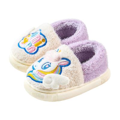 幸福玛丽可爱公主女童冬季棉拖鞋