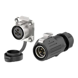 免焊接航空插头LP20螺丝快速压接线23/4/5/7芯惟兴工业防水连接器