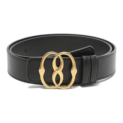 BALLY/巴利 皮革 板扣  不可裁剪双面 皮带 男款 黑色 3.5cm