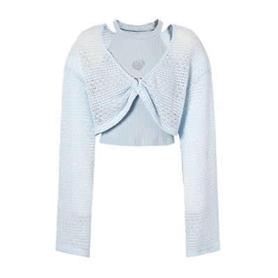 LACRAWFISH背心罩衫两件套