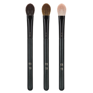 魅仔Y11小号舌形腮红刷晕染自然局部定妆刷动物毛扁头高光化妆刷