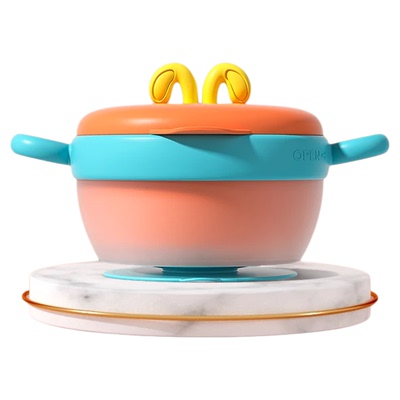 优可倍婴儿辅食碗316防烫摔PP材