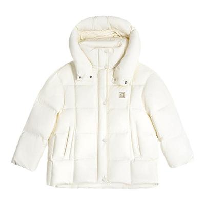 CALLEDBACK白色羽绒服外套