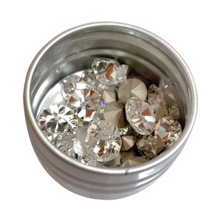 2022爆款美甲店用指甲超闪水钻饰品国奥钻奥沙尖底1088堆钻混合装