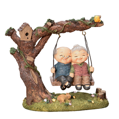 结婚纪念日礼物送新娘摆件小公仔