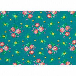 英国正品liberty面料100支lawn长纤棉手工纯棉服装马格达莱纳花束