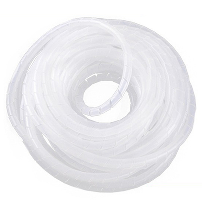 德力西电气缠绕管白色直径包线管