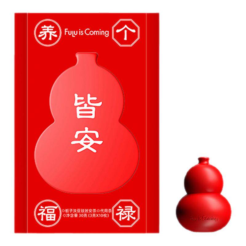养个福禄栀子淡豆豉助眠养生茶
