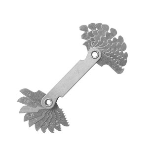 螺纹牙规样板公英制一体美制量规螺丝牙距测量工具大全碳钢螺纹规