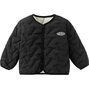 儿童保暖上衣秋冬季婴儿夹棉衣冬装男女童棉袄打底衣服小宝宝棉服