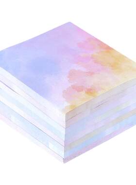炫彩星空彩色便利贴便签纸ins风