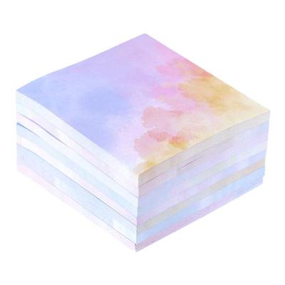 炫彩星空彩色便利贴便签纸ins风