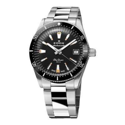 EDOX瑞士38毫米复古自动机械手表